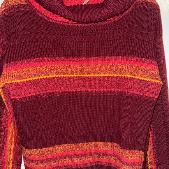 Free People Sunset Turtleneck Crop Sweater with Flared Sleeves Size Medium - Picture 5 of 12